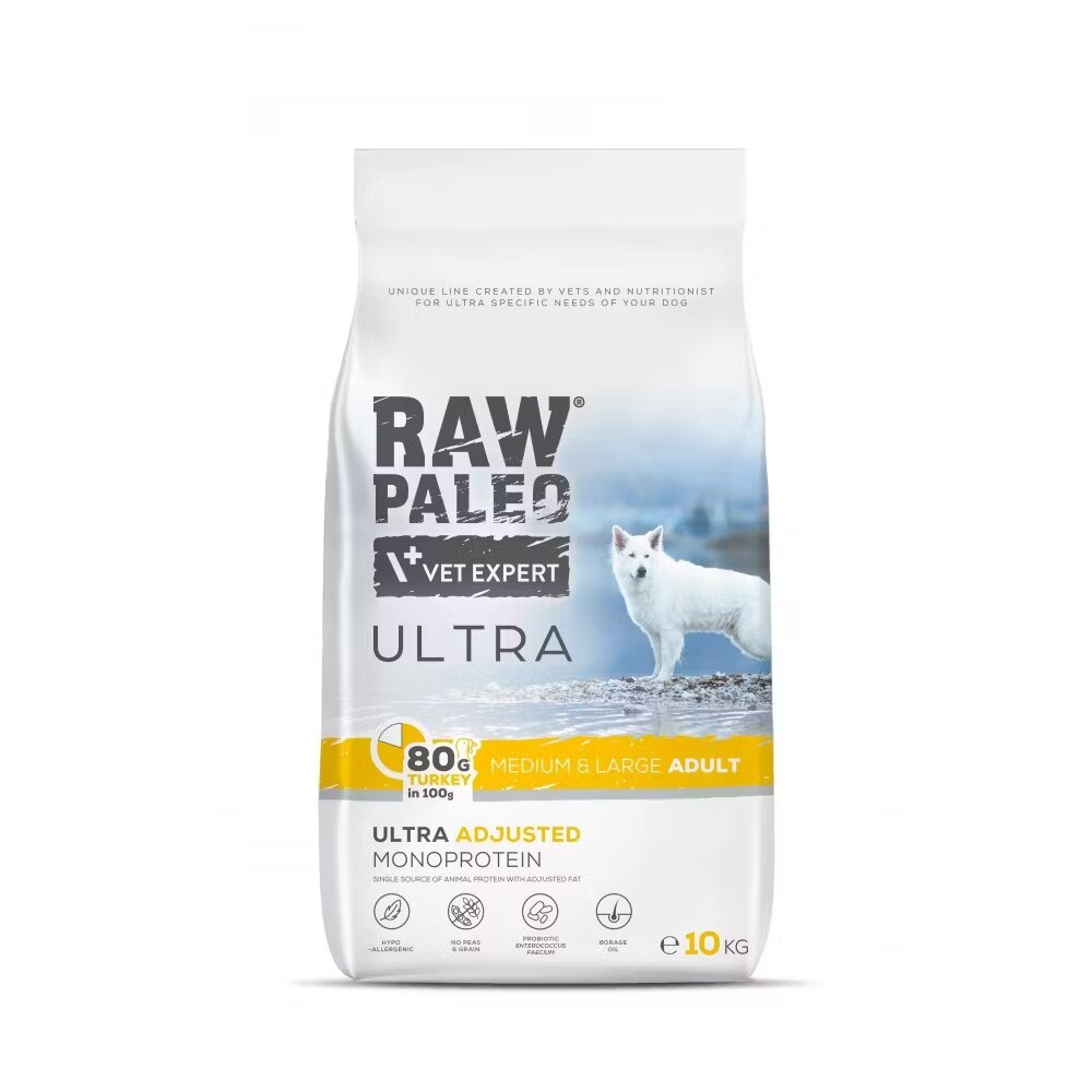Raw Paleo Ultra Turkey Medium & Large Adult 10 kg
