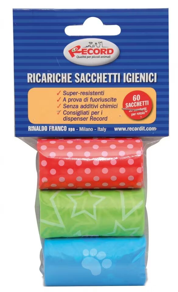 Record Pungi igienice caini set 3 role x 20 buc 1047.25