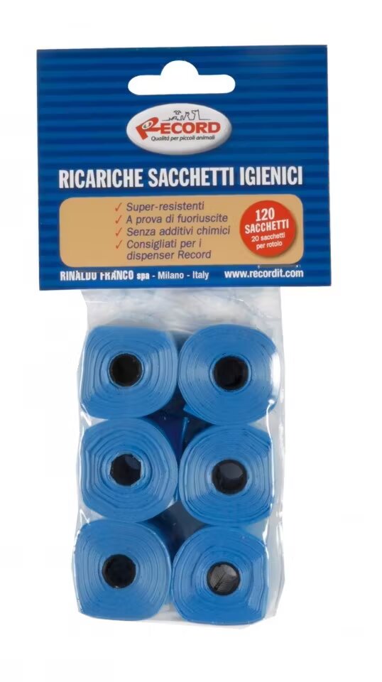 Record Pungi igienice pentru caini set 6 role x 20 buc
