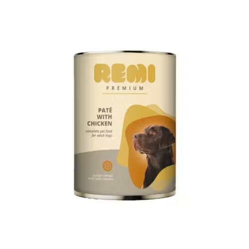 Remi Premium Hrana Umeda Caini Pate cu Pui 400 g