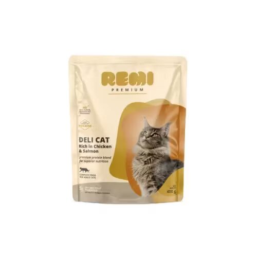 Remi Premium Hrana Uscata Pisici Adult Deli Cat cu Pui 400 g