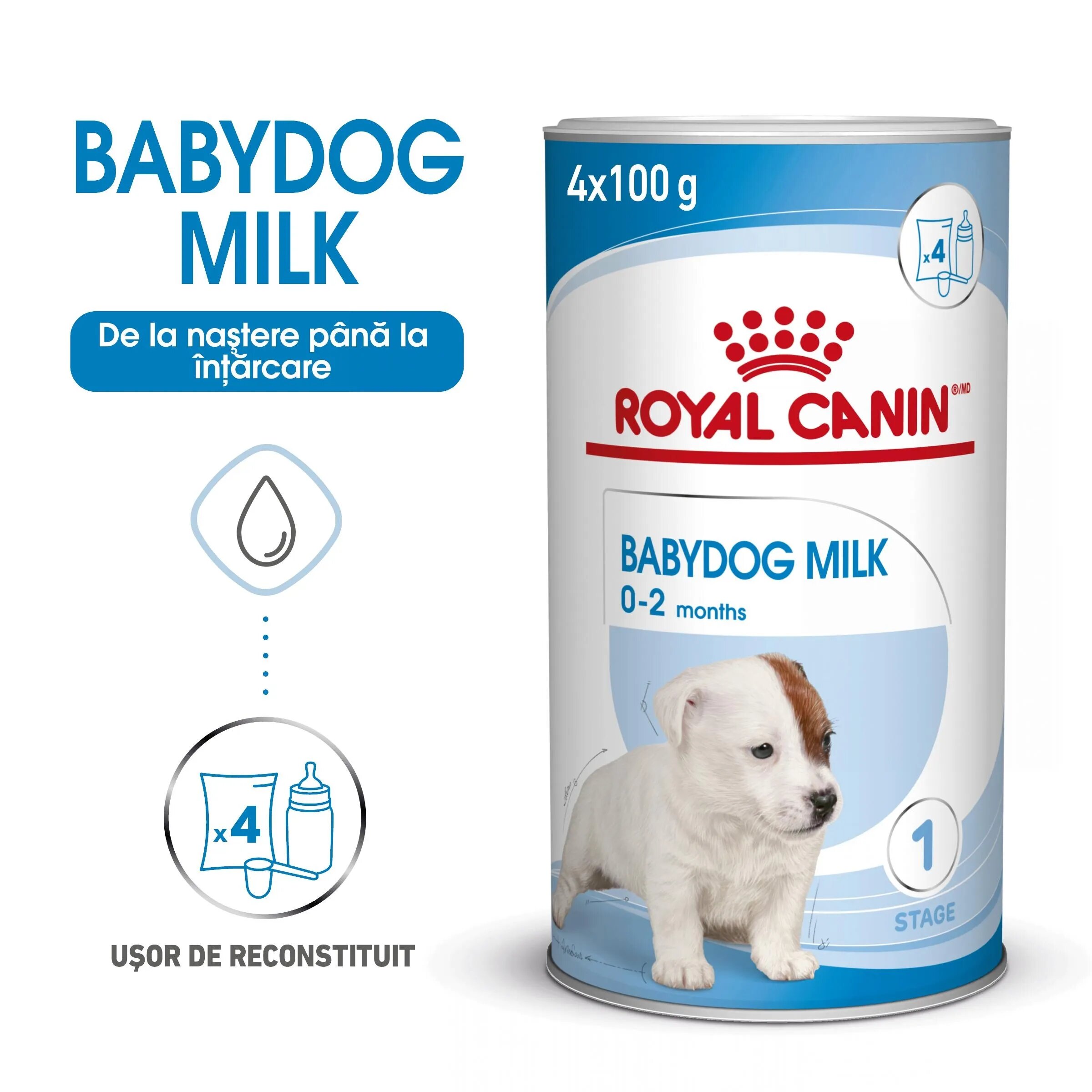 Royal Canin Babydog Milk inlocuitor lapte matern caine 400 g