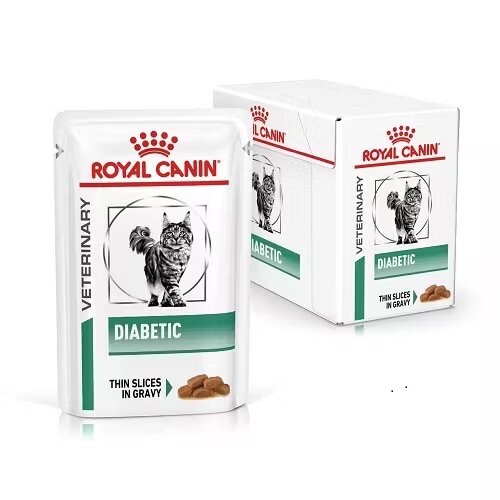 Royal Canin Diabetic dieta veterinara plic hrana umeda pisici diabet (in sos) 12x85 g