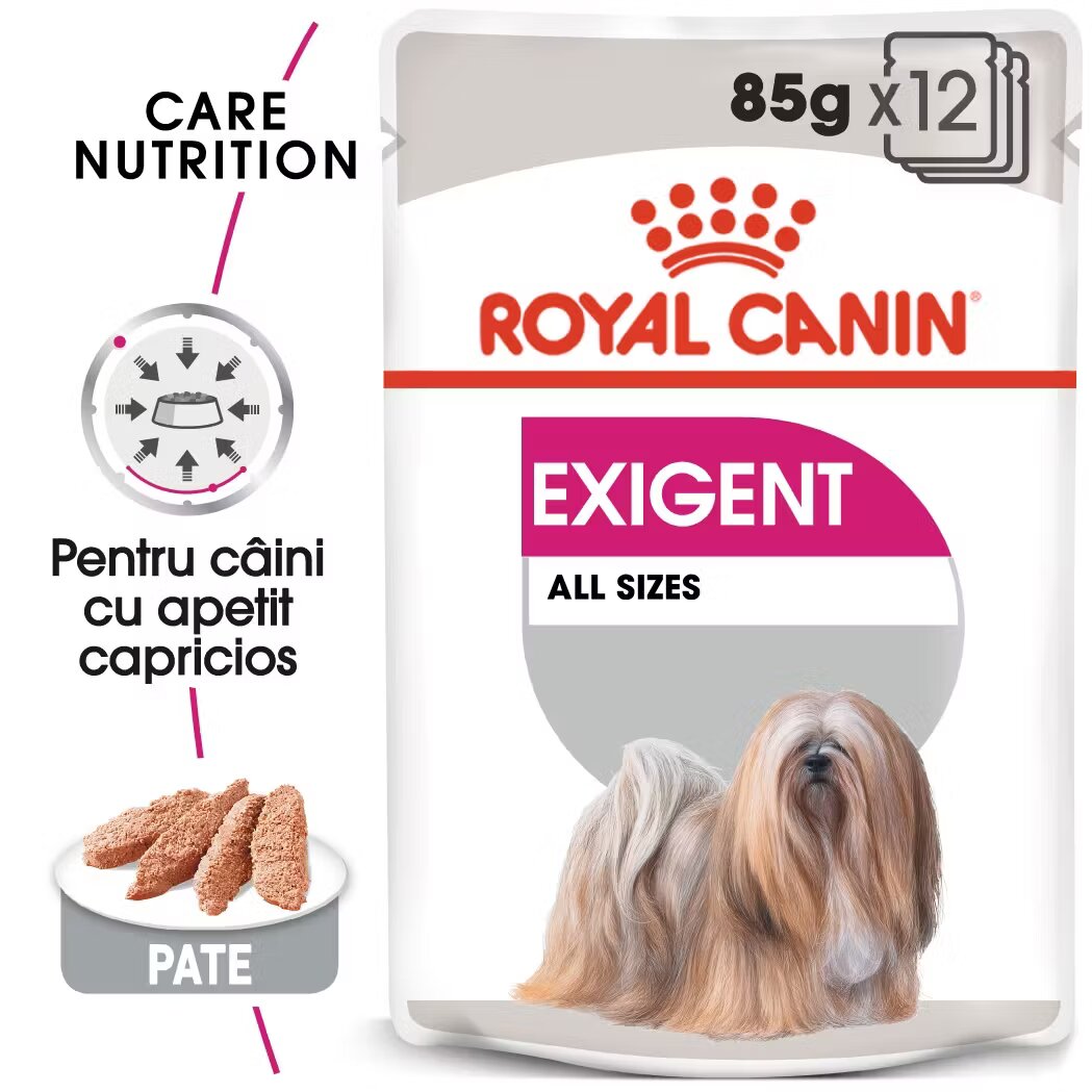 Royal Canin Exigent Adult hrana umeda caine apetit capricios (pate) 12 x 85 g