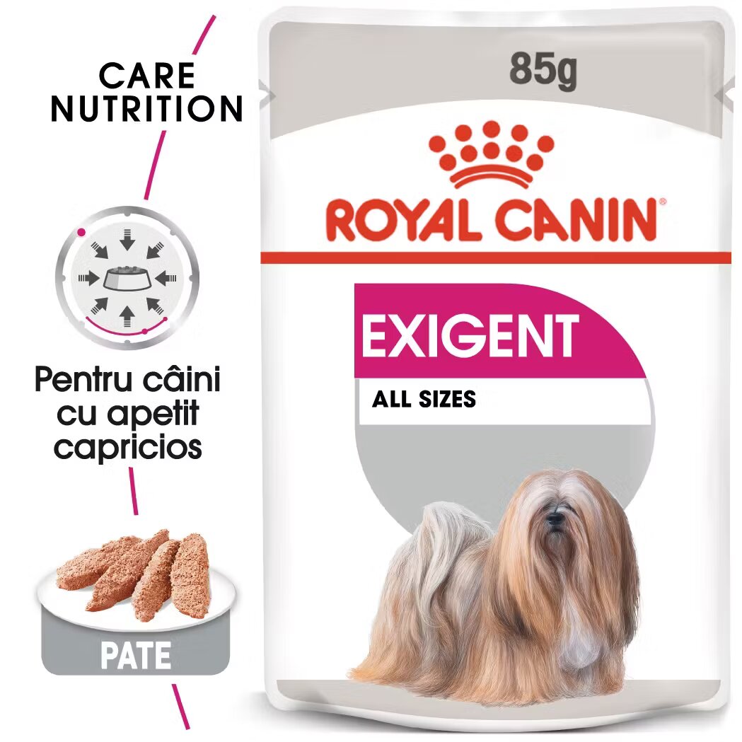 Royal Canin Exigent Adult hrana umeda caine apetit capricios (pate) 85 g