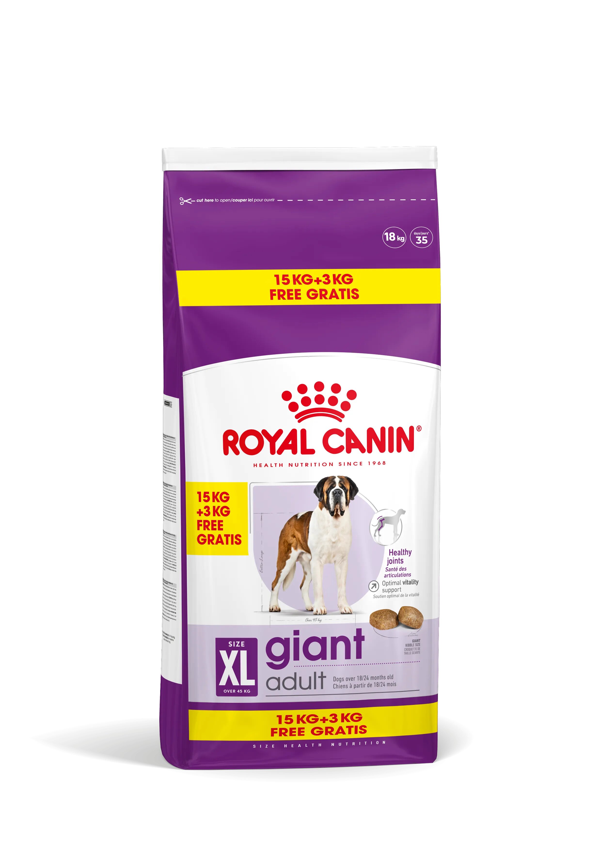 Royal Canin Giant Adult hrana uscata caine 15+3 kg
