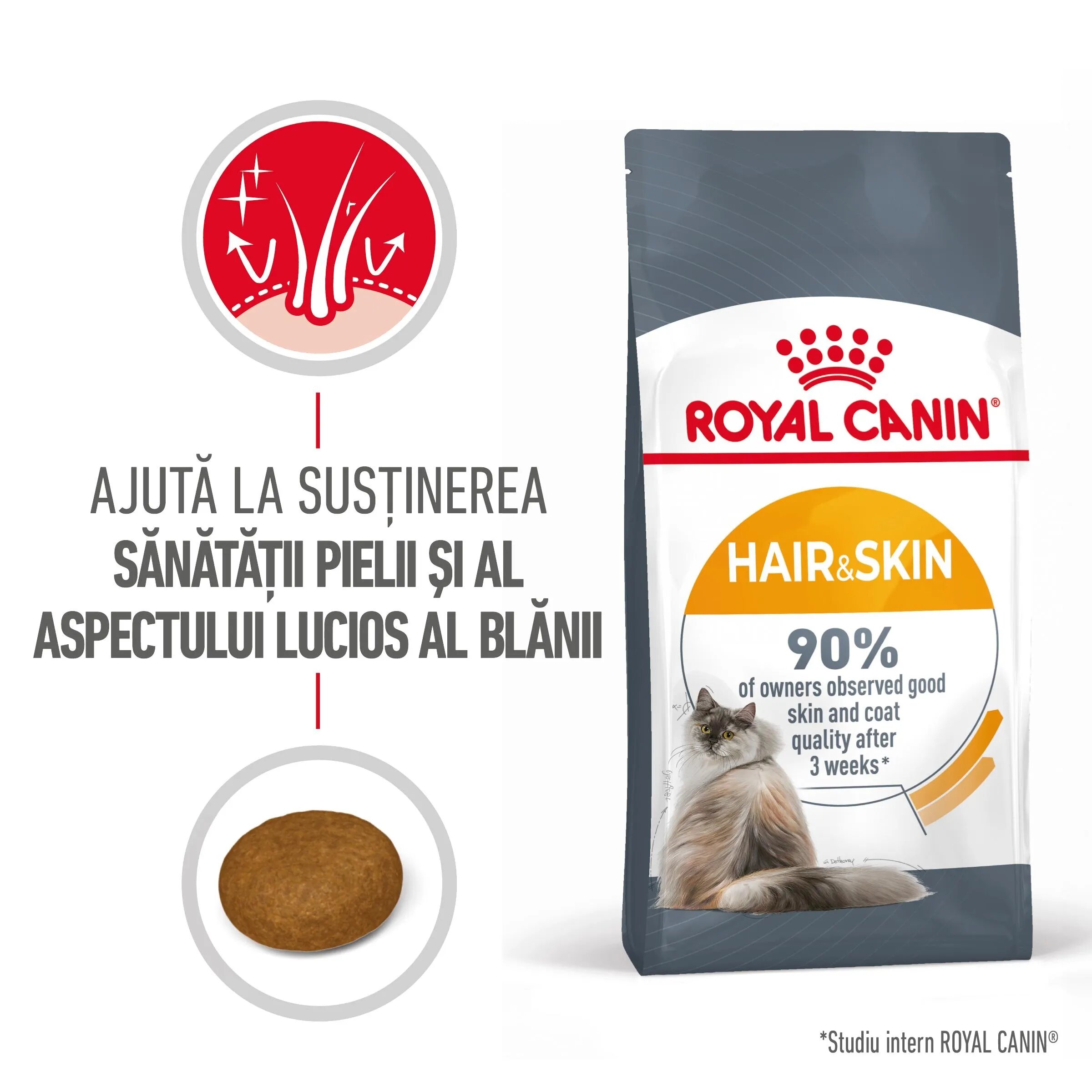 Royal Canin Hair&Skin Care Adult hrana uscata pisica piele si blana 400 g