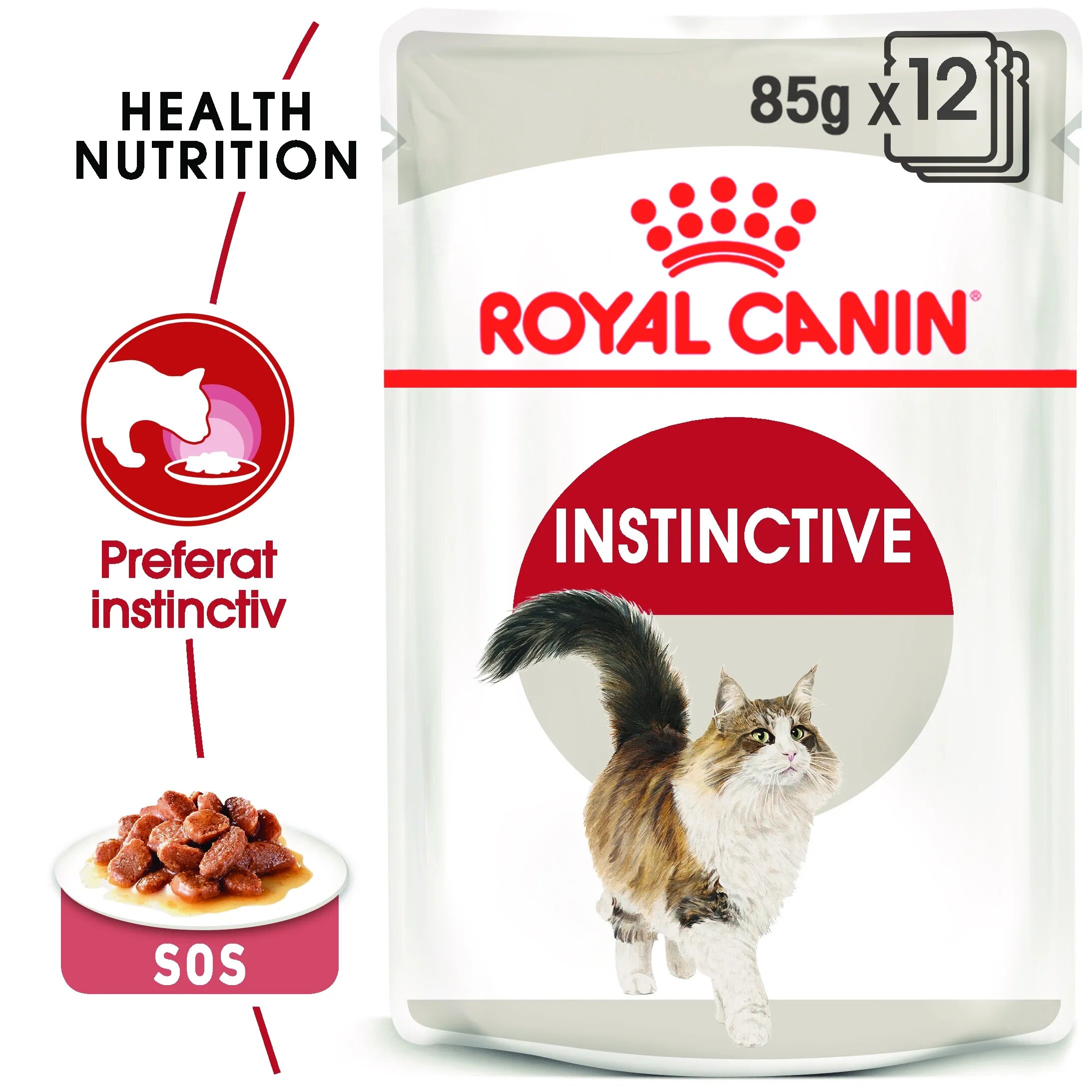 Royal Canin Instinctive Adult hrana umeda pisica (in sos) 12 x 85 g