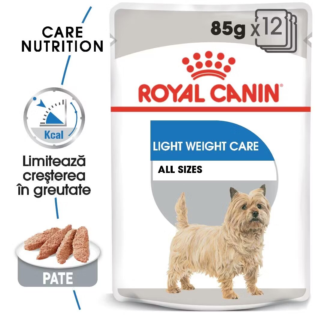 Royal Canin Light Weight Care Adult hrana umeda caine limitarea cresterii in greutate (pate) 85 g