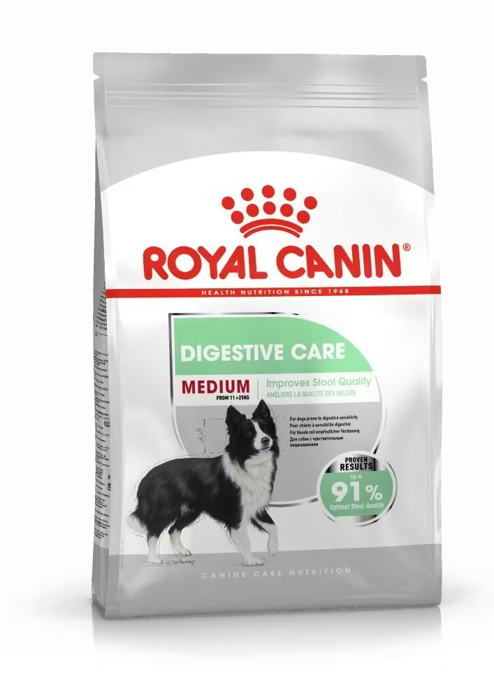 Royal Canin Medium Digestive Care hrana uscata caine confort digestiv 12 kg