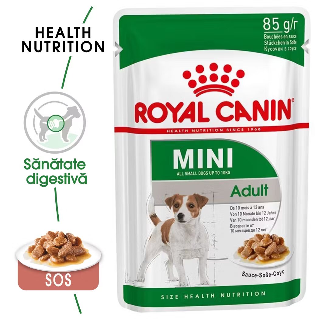 Royal Canin Mini Adult hrana umeda caine (in sos) 85 g