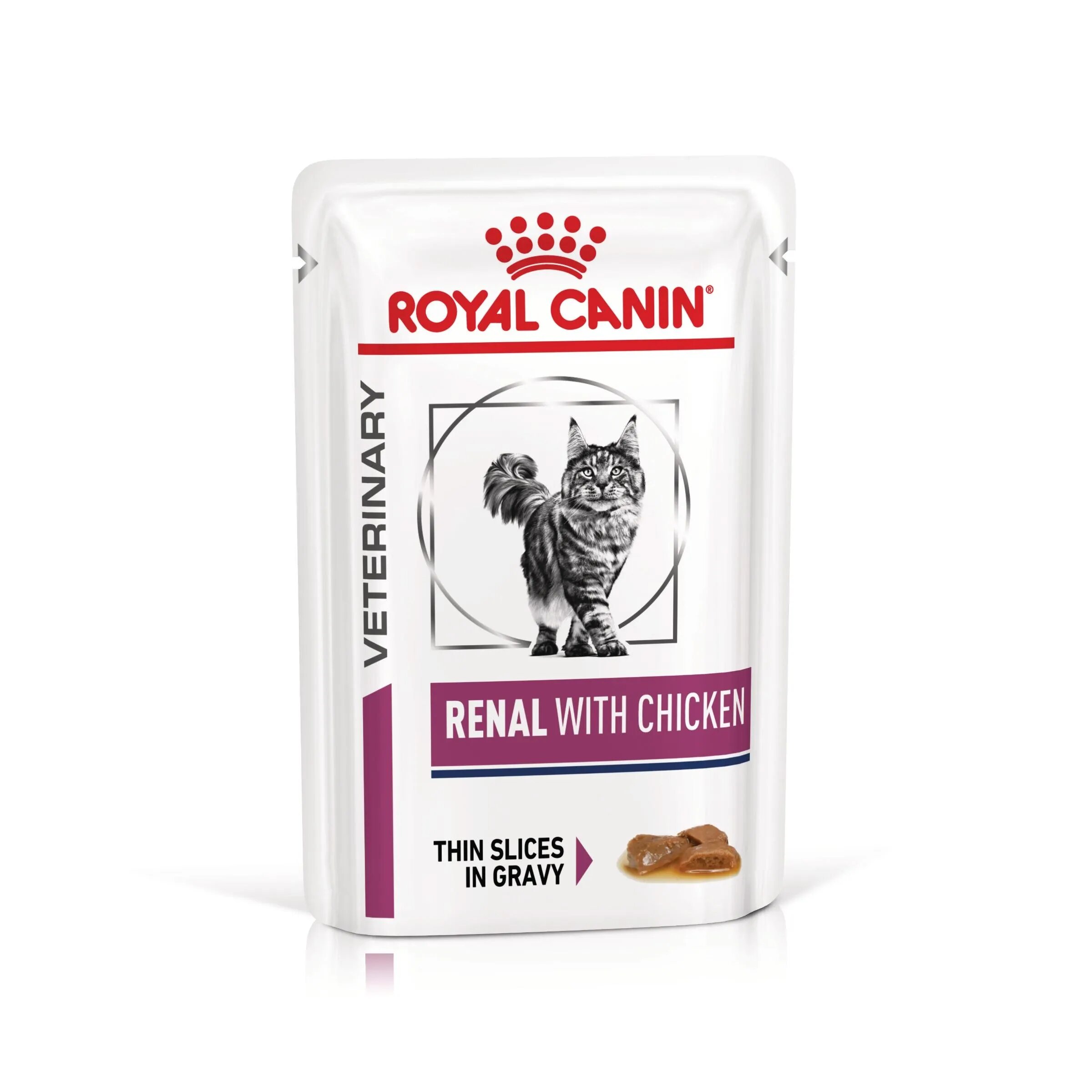 Royal Canin Renal Chicken dieta veterinara plic hrana umeda pisici sistem renal 85 g