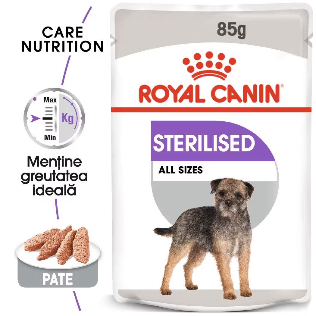 Royal Canin Sterilised Adult hrana umeda caine sterilizat (pate) 85 g