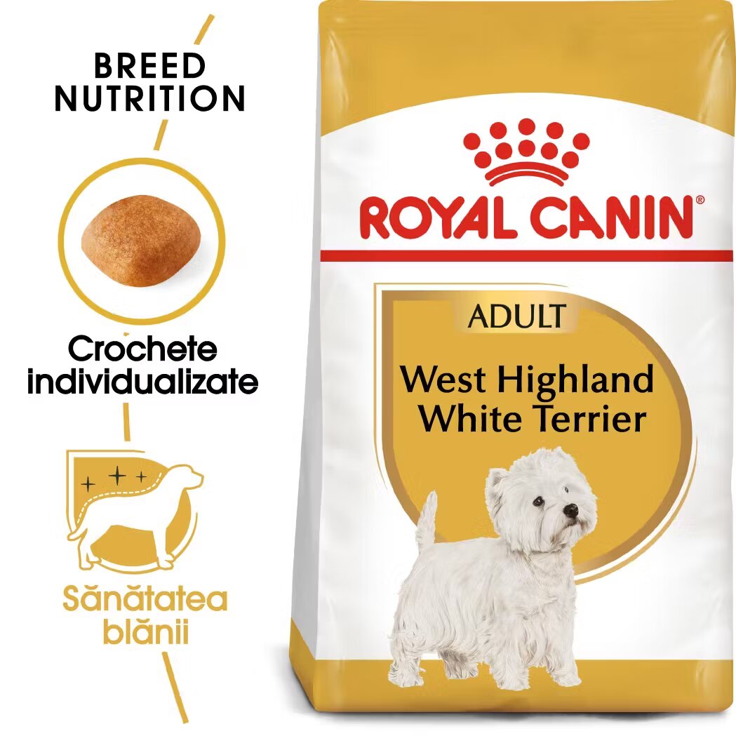 Royal Canin West Highland Terrier Adult hrana uscata caine Westie 1.5 kg