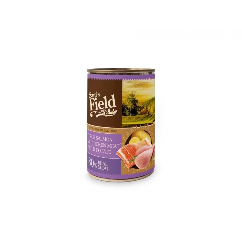 Sam's Field True Meat Salmon & Chicken with Potato 400 g