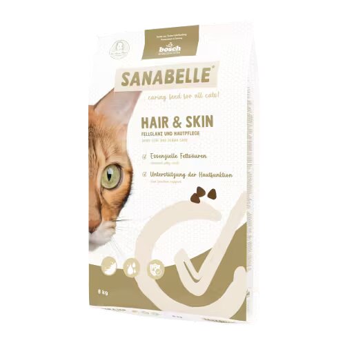 Sanabelle Hrana uscata pisici Hair and Skin 8 kg