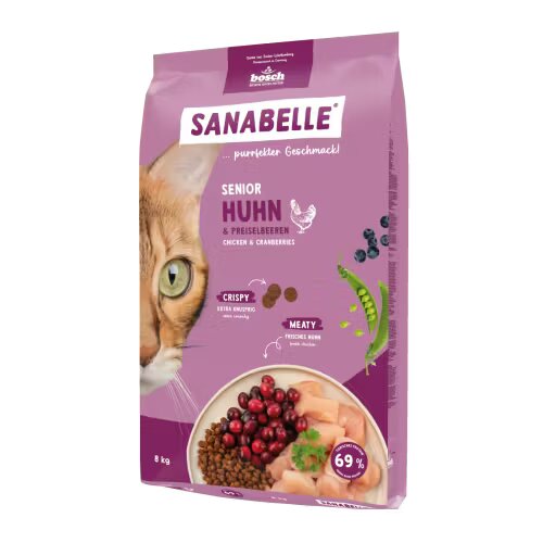 Sanabelle Hrana uscata pisici Senior 8 kg