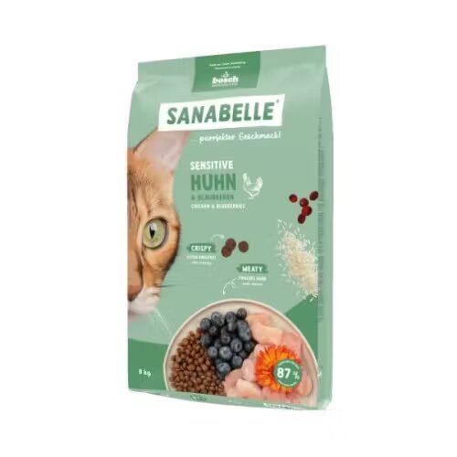 Sanabelle Hrana uscata pisici Sensitive Pui 8 kg