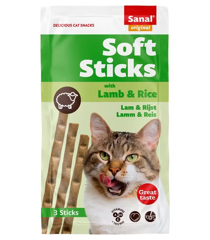 Sanal Sticks Lamb and Rice 3 sticks/ 15 g
