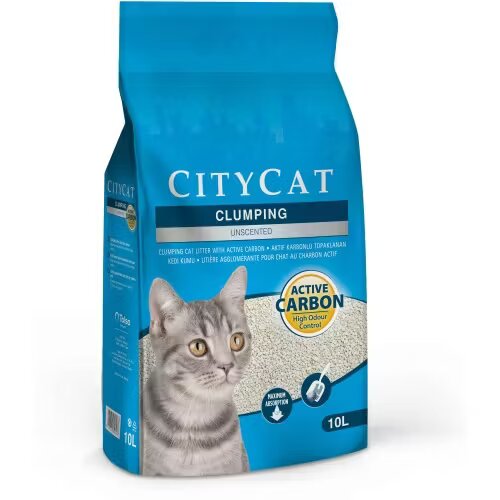 Sanicat Nisip pentru litiera City Cat Clumping Act Carbon 10L