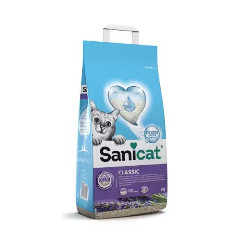 Sanicat Nisip pentru litiera Classic Lavender 8L