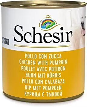 Schesir Hrana umeda caini Dog Chicken with Pumpkin 285 g