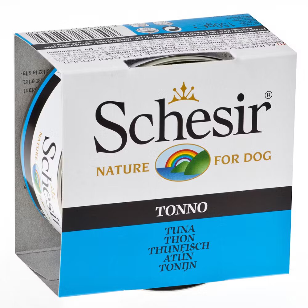 Schesir Hrana umeda caini Hrana umeda caini Dog Tuna 150 g