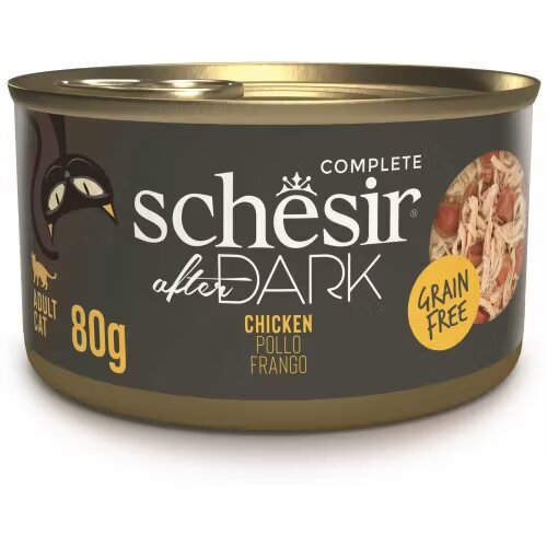 Schesir Hrana umeda pisici After Dark Cat Wholefood Pui 80 g