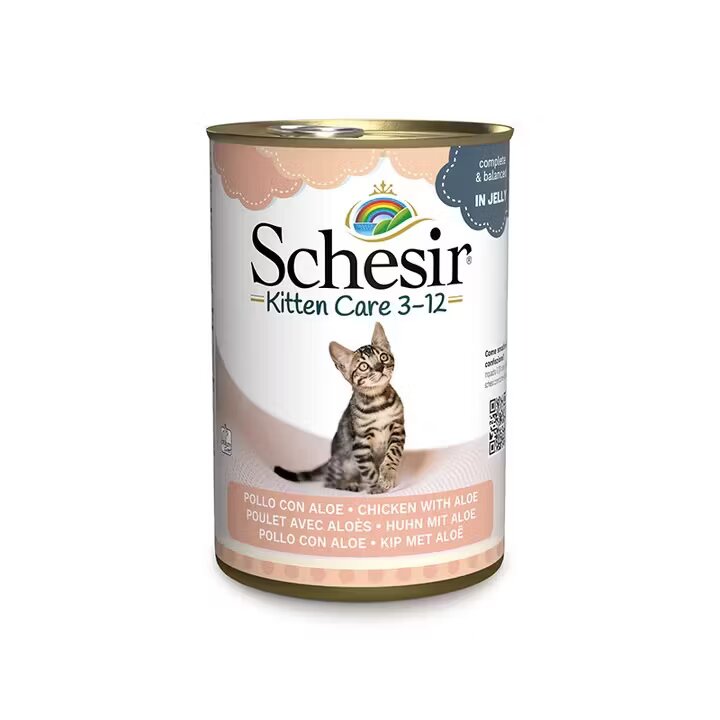 Schesir Hrana umeda pisici Kitten Chicken Fillets with Aloe 140 g