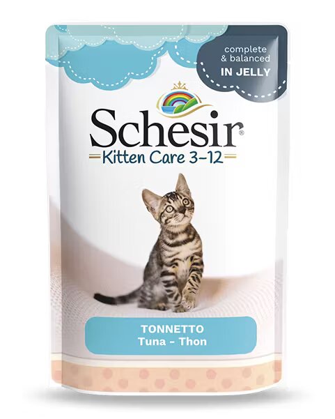 Schesir Hrana umeda pisici Kitten Tuna in Jelly 85 g