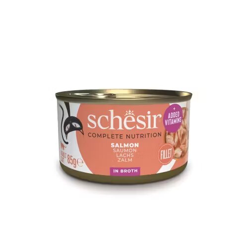 Schesir Hrana umeda pisici Somon in Supa 85 g
