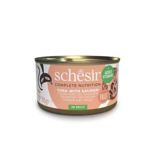 Schesir Hrana umeda pisici Ton si Somon in Jeleu 85 g