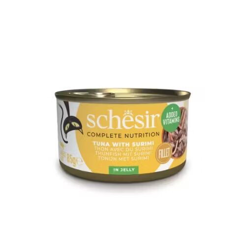 Schesir Hrana umeda pisici Ton si Surimi in Jeleu 85 g