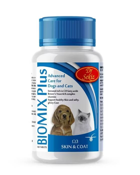 Semaco Supliment alimentar Caini & Pisici Biomix Plus Omega 3 100 tablete/ 100 g