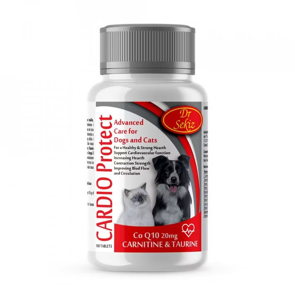 Semaco Supliment alimentar Caini & Pisici Cardio Protect 100 tablete/ 100 g