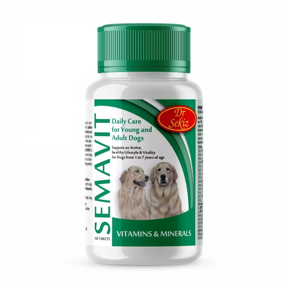 Semaco Supliment alimentar Caini Semavit 100 tablete/ 100 g