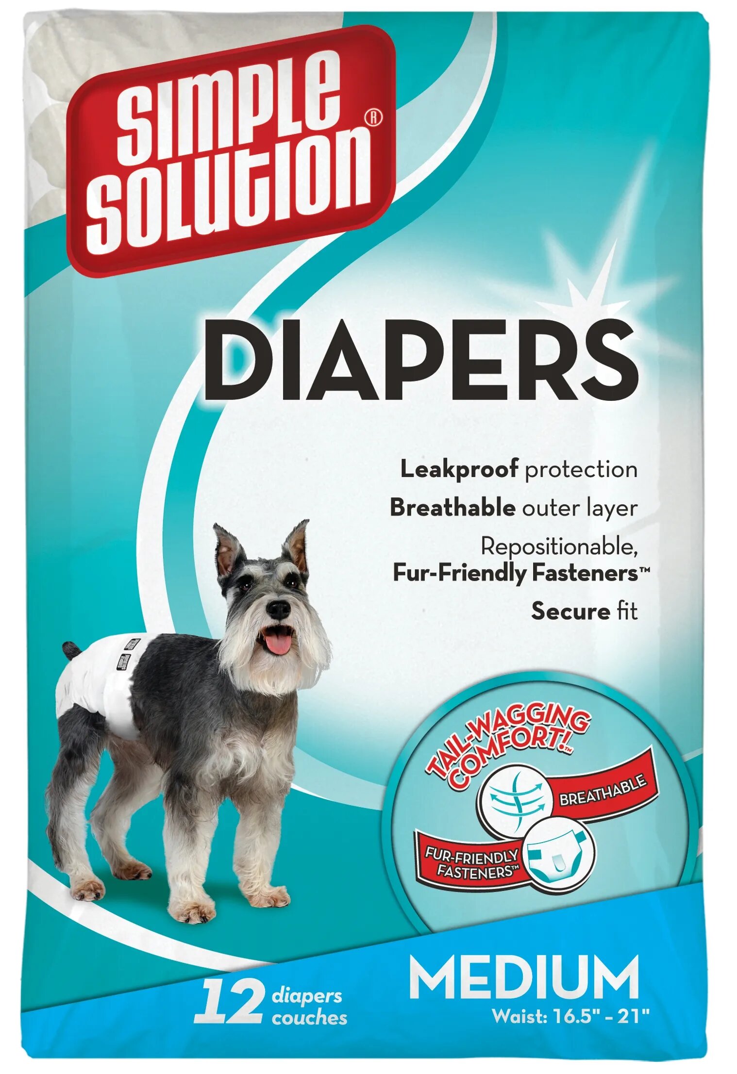 Simple Solution Scutece Pampers M 12 buc