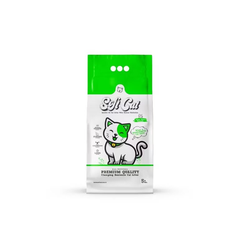 SoftCat Asternut Pisica 5L cu aroma de Aloe Vera