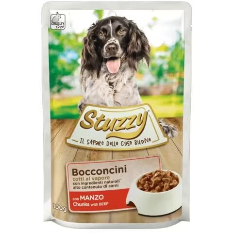 Stuzzy Hrana umeda caini Monoprotein cu vita 100 g