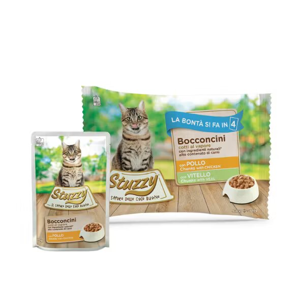 Stuzzy Pack bucati jelly pui/ vitel 4 x 85 g