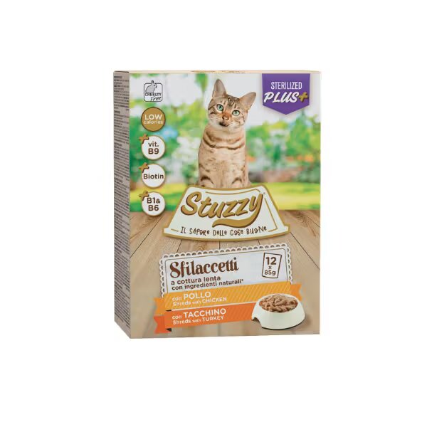 Stuzzy Pack plic fasii sos sterilized pui/ curcan 12 x 85 g