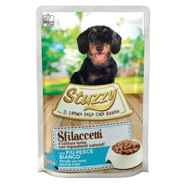 Stuzzy Speciality Dog Peste Alb 100 g
