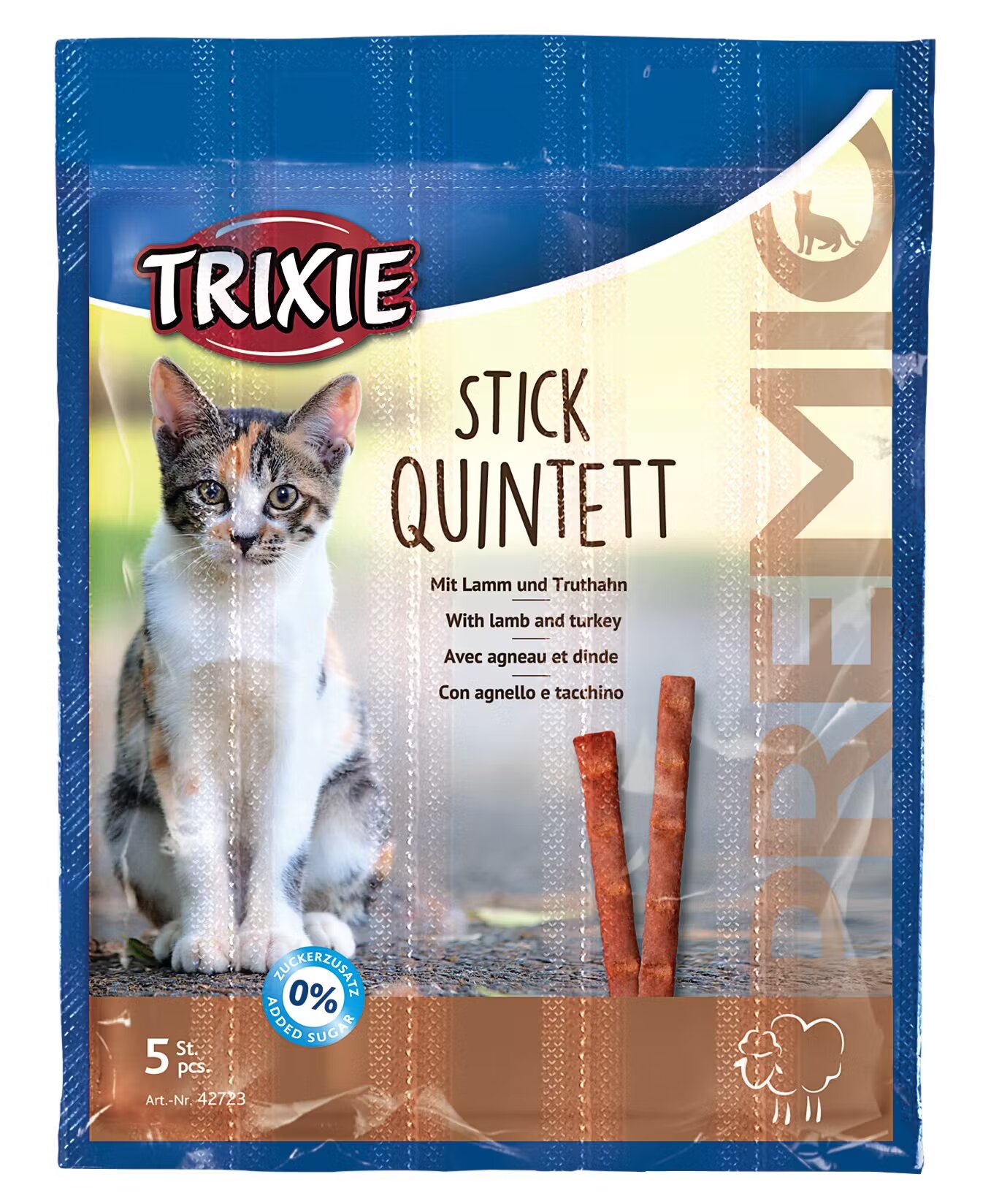 Trixie Batoane Quadro Sticks Miel/ Curcan 5x5 g 0 42723