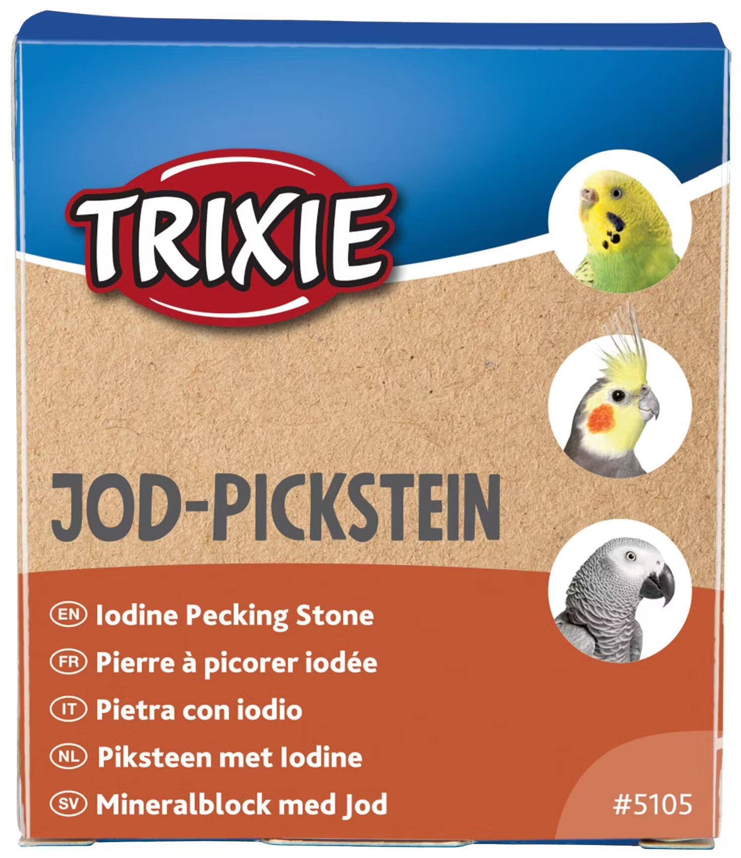 Trixie Bloc cu Iod 120 g Saruri si Menerale Perusi si Papagali 5105