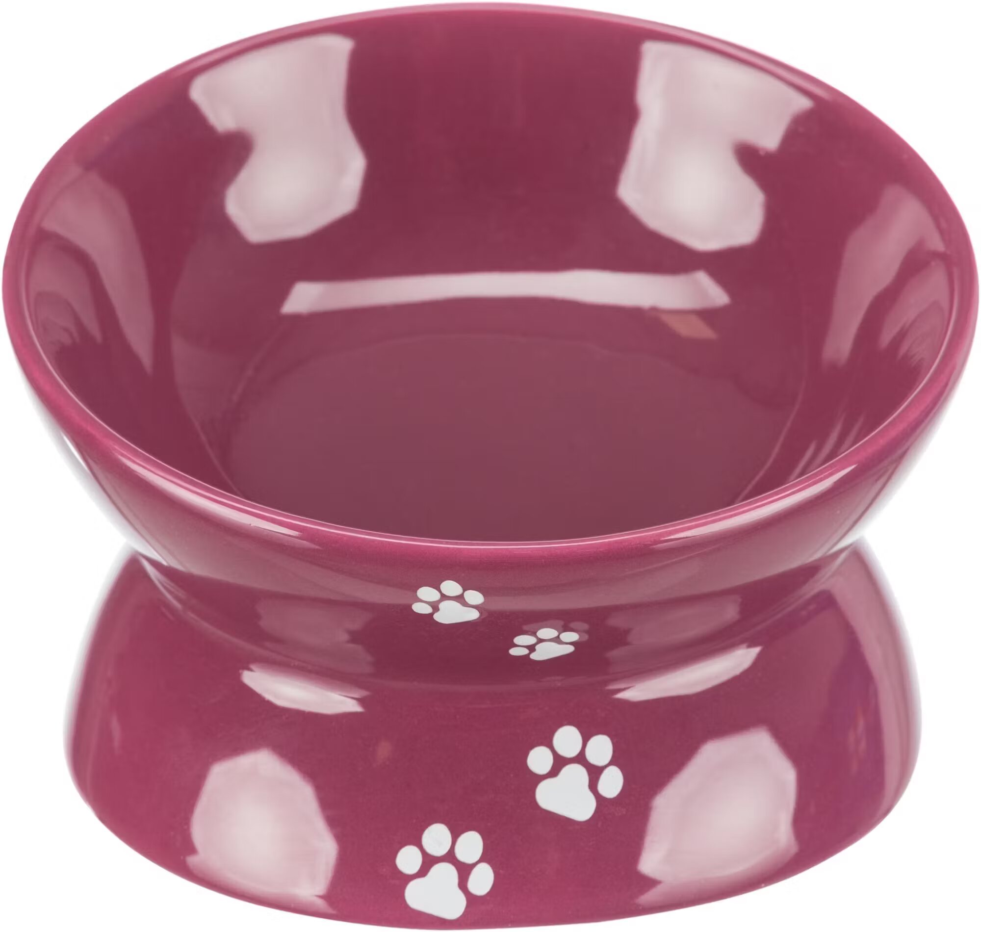 Trixie castron ceramic ridicat ergonomic bordo 0.15 L/ 13 cm