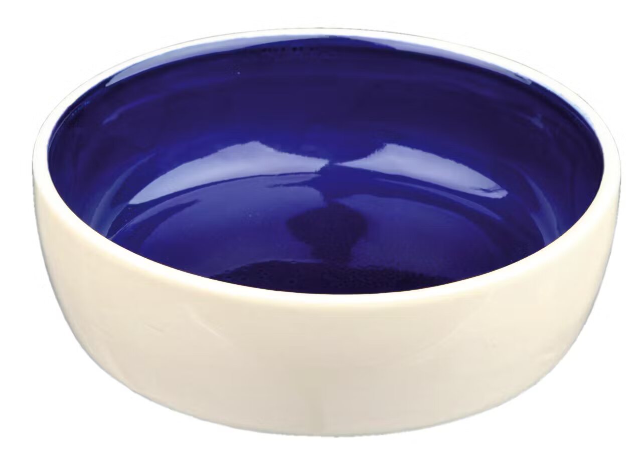 Trixie Castron Ceramica 0.3 l /12 cm Crem Albastru 2467