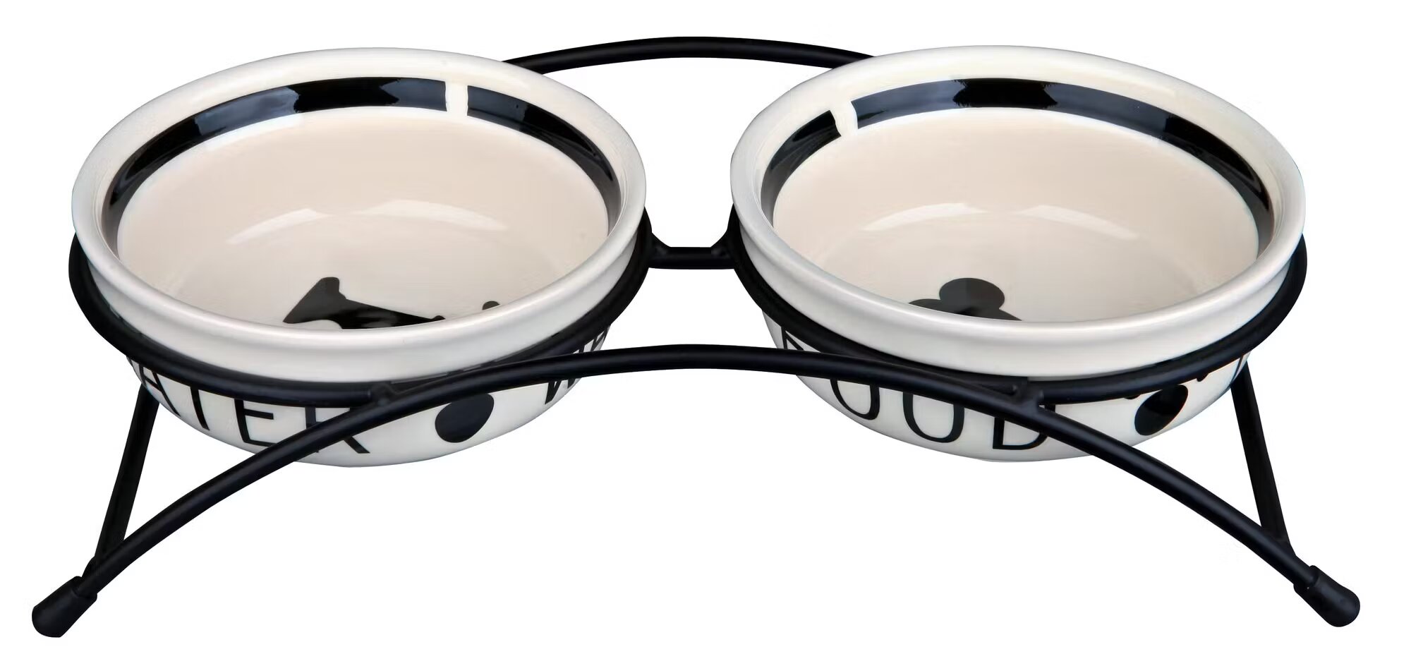 Trixie Castron Ceramica Set 2 buc In Suport 0.25 l/13 cm 24640