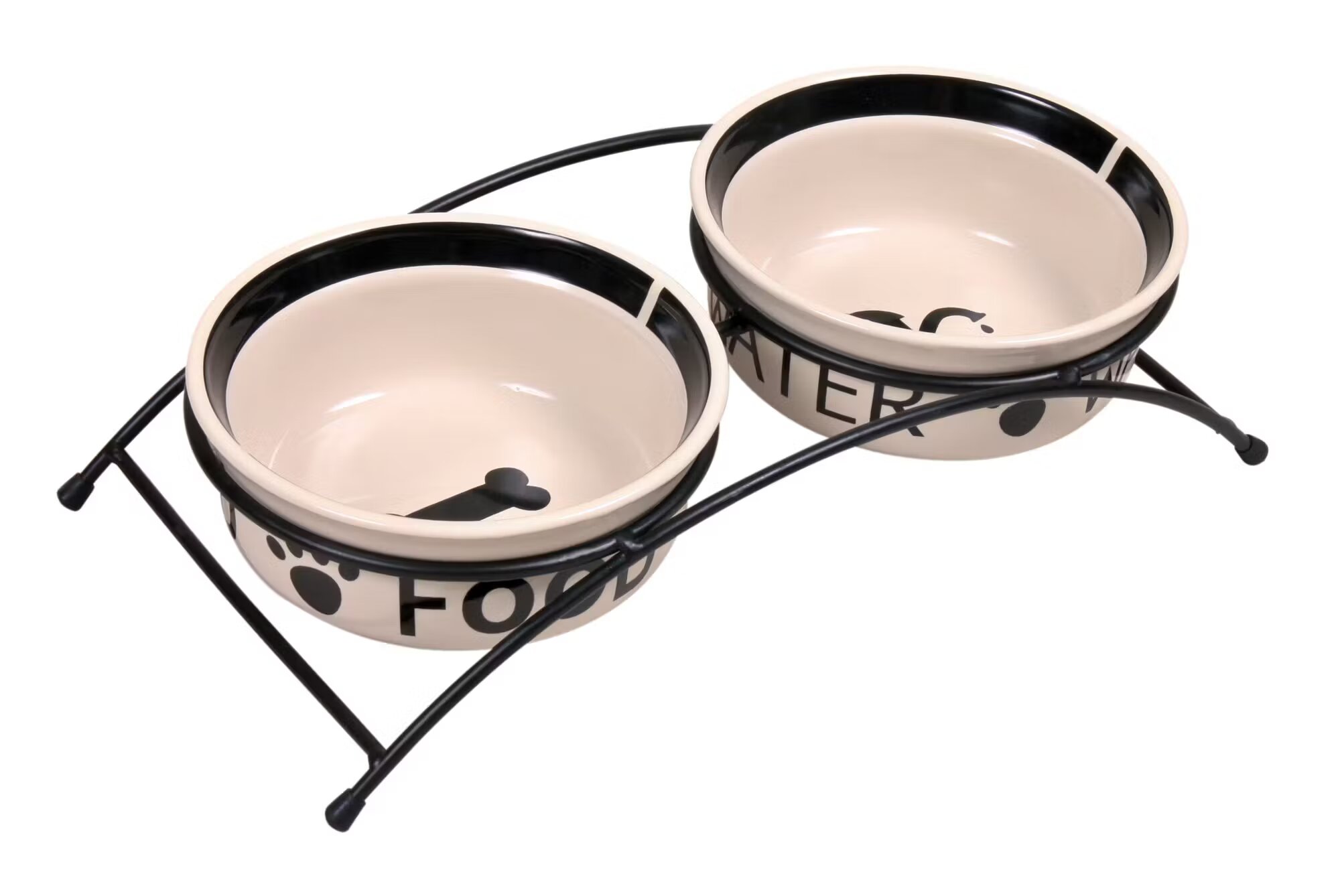 Trixie Castron Ceramica Set 2 buc In Suport 0.6 l/15 cm 24641