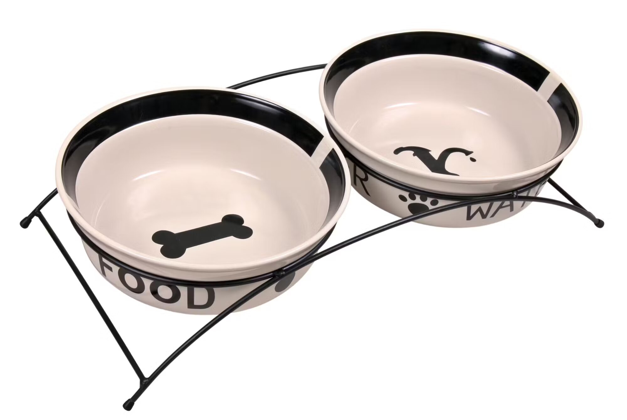 Trixie Castron Ceramica Set 2 buc In Suport 2.6 l/25 cm 24643