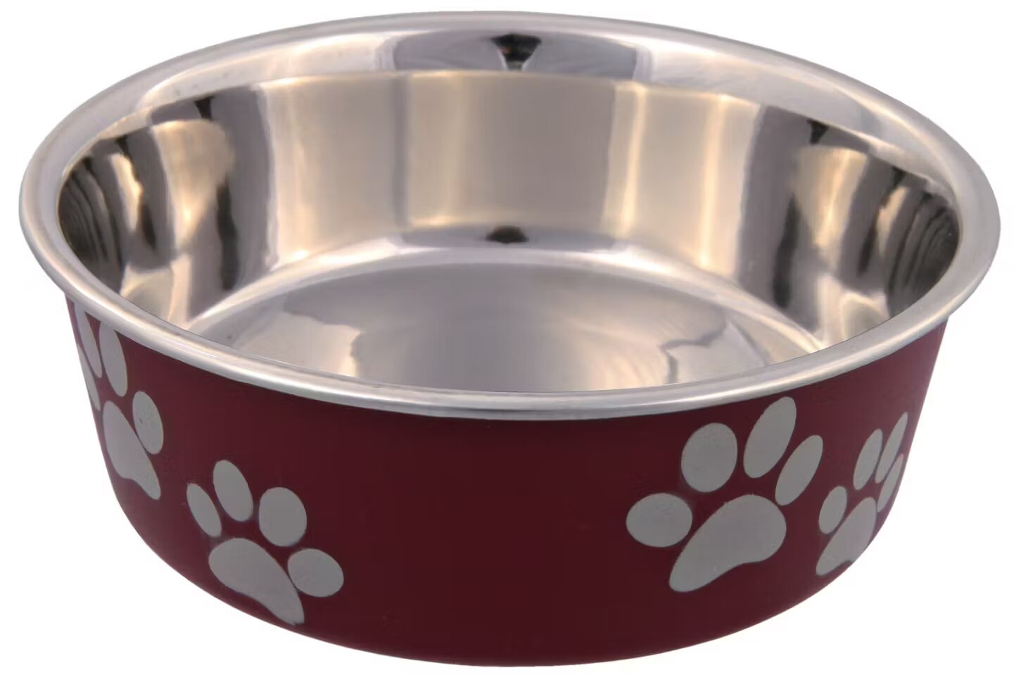 Trixie Castron Inoxidabil cu Invelis de Plastic 0.4 l/14 cm 25242